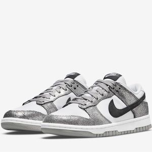 Women’s  Nike Dunk Low Golden Gals Metallic Silver